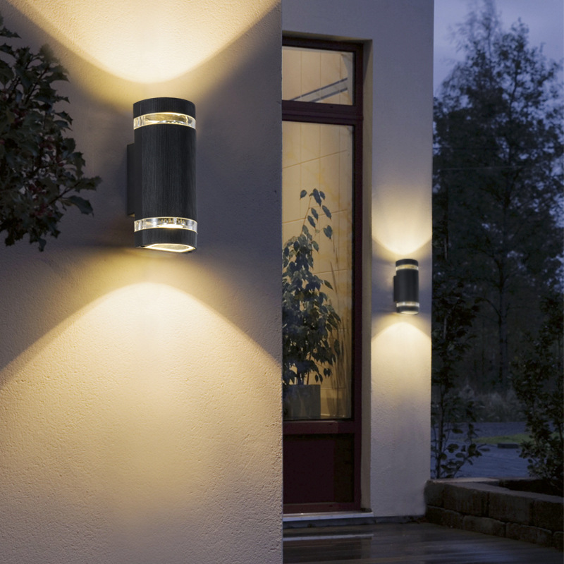 屋外ダブルヘッドウォールランプ防水庭中庭バルコニー階段ポーチ - Outdoor Lighting Glass Replacement のレビューと価格